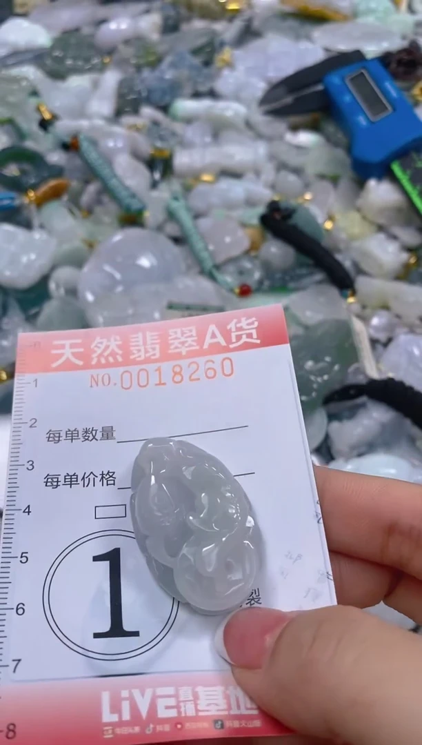 翡翠未镶嵌颈饰闪购0018260