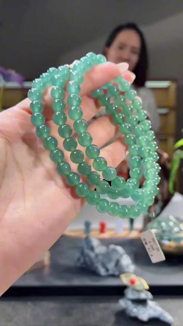 项链未镶嵌翡翠长串（多样性发其一）