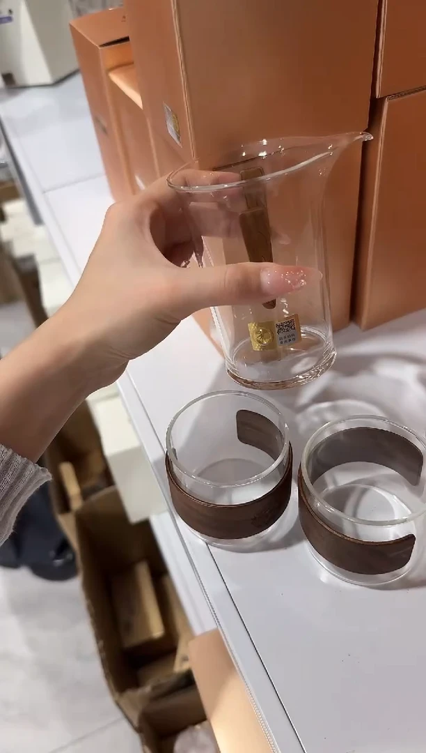 @@禾器木言茶海+木纹杯两只