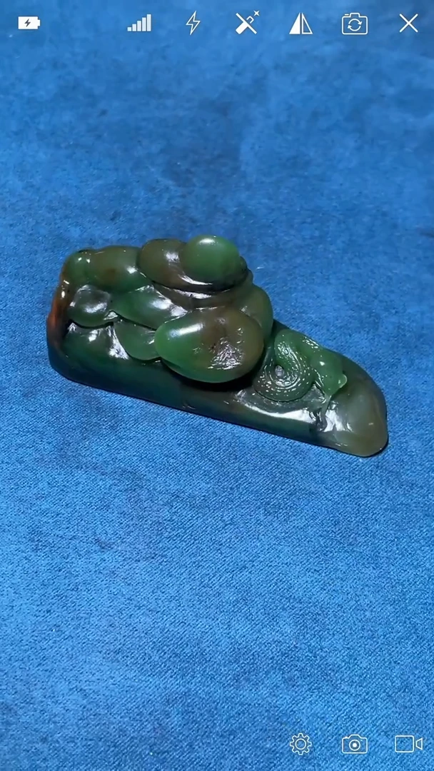 未镶嵌和田玉把件KL   灵蛇