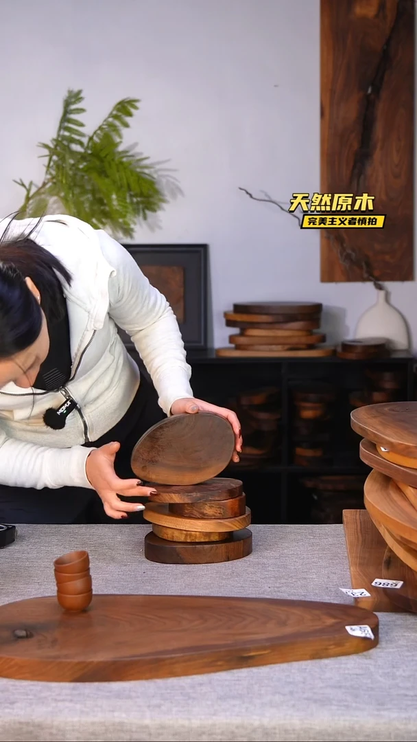 木北美黑胡桃原木.干裂疤结不属于商品质量问题完美主义者慎拍