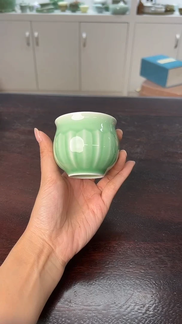 龙泉云间青瓷小米茶器