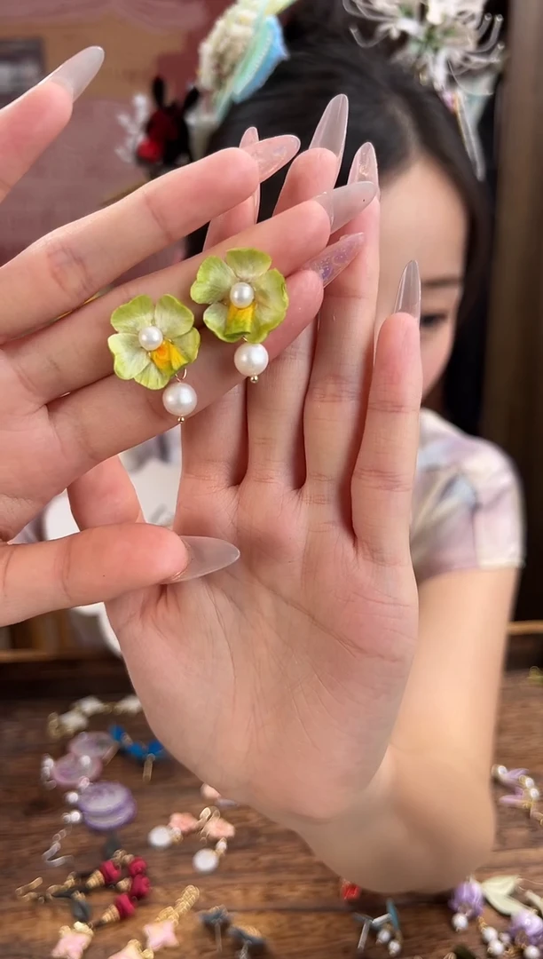 刺绣苏绣世家非遗手工（耳环）