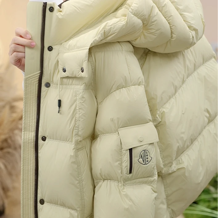 【77-甄选大朵绒】秋冬新款| 韩版洋气时尚百搭羽绒服