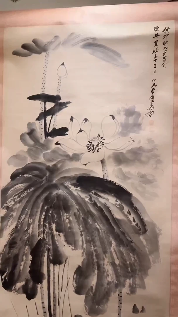 【闪购商品】国画3-4-36张老师卷轴三尺