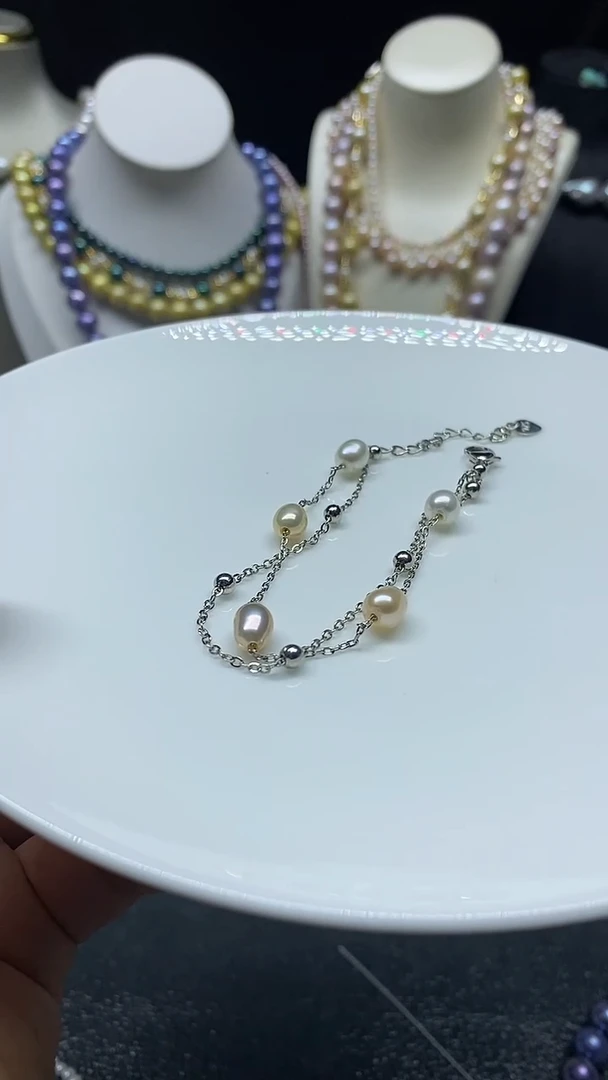 颈饰未镶嵌淡水珍珠手链