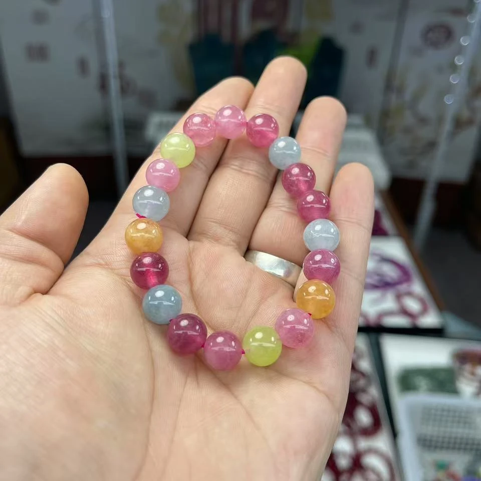 Z039 10M百搭碧玺手链