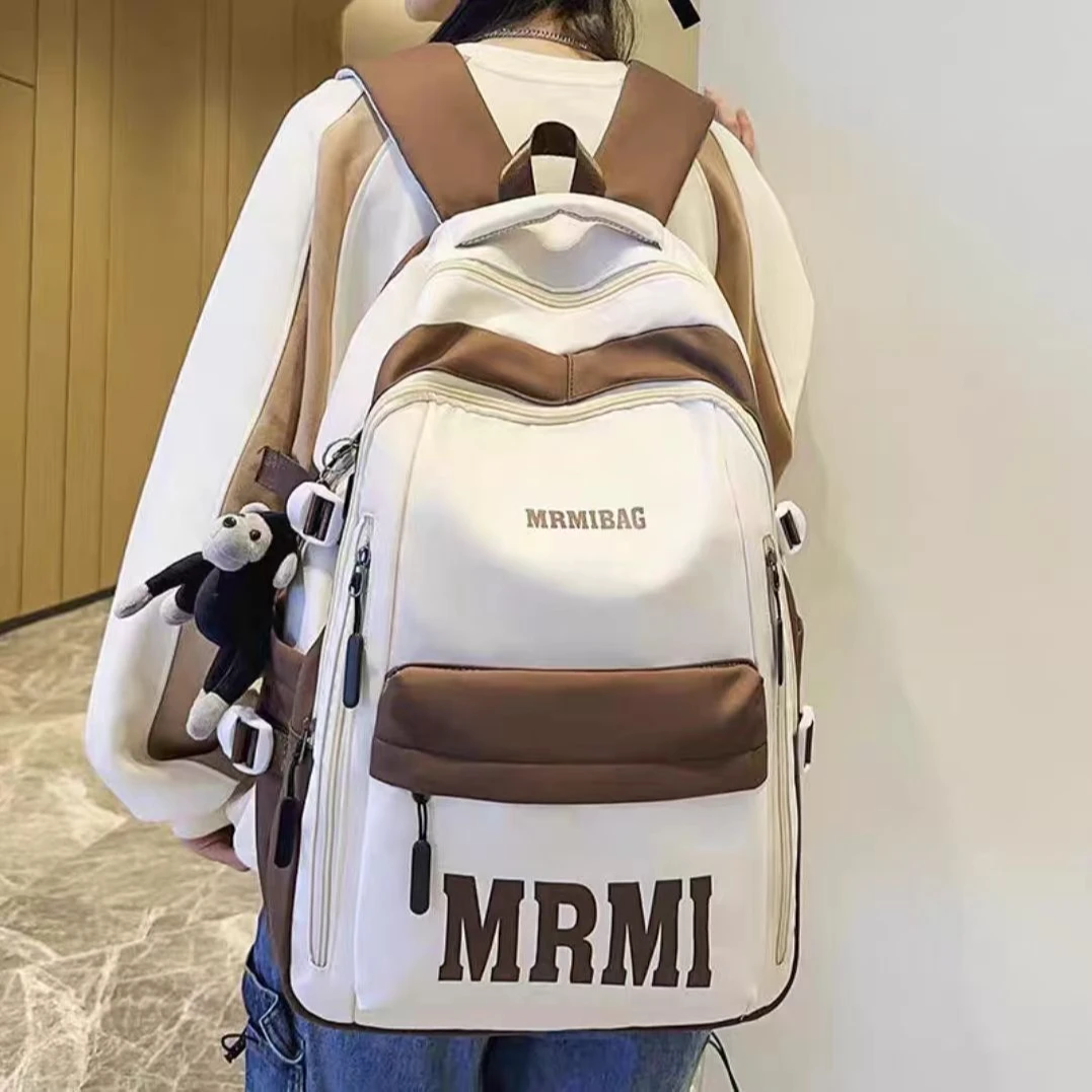 【千屿专享】ZQ1014双肩包新款大容量大学生高中生中学生双肩包