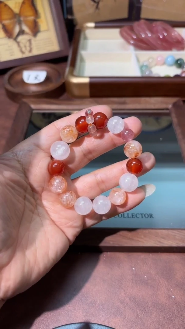 未镶嵌手串水晶?****哦1