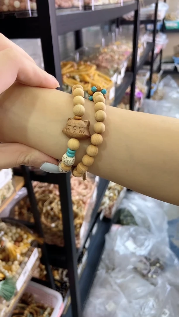 非金属木质狐狸双圈 D-007-40