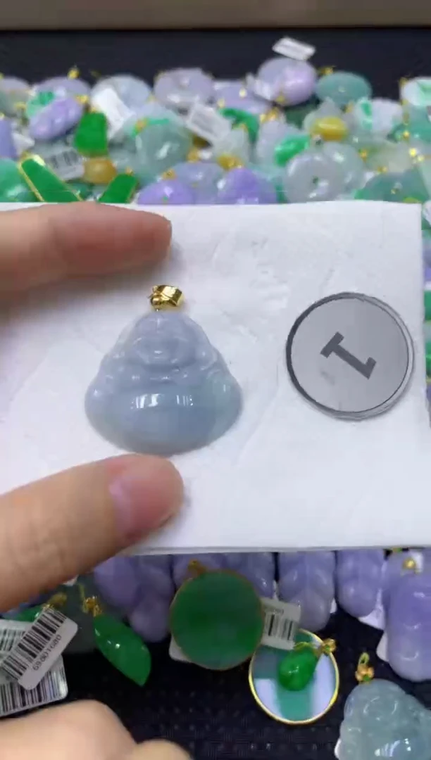 颈饰未镶嵌翡翠天然缅甸翡翠A货