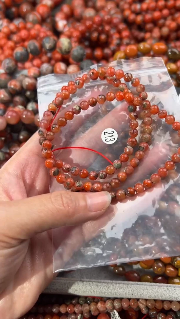 未镶嵌手串南红玛瑙5+