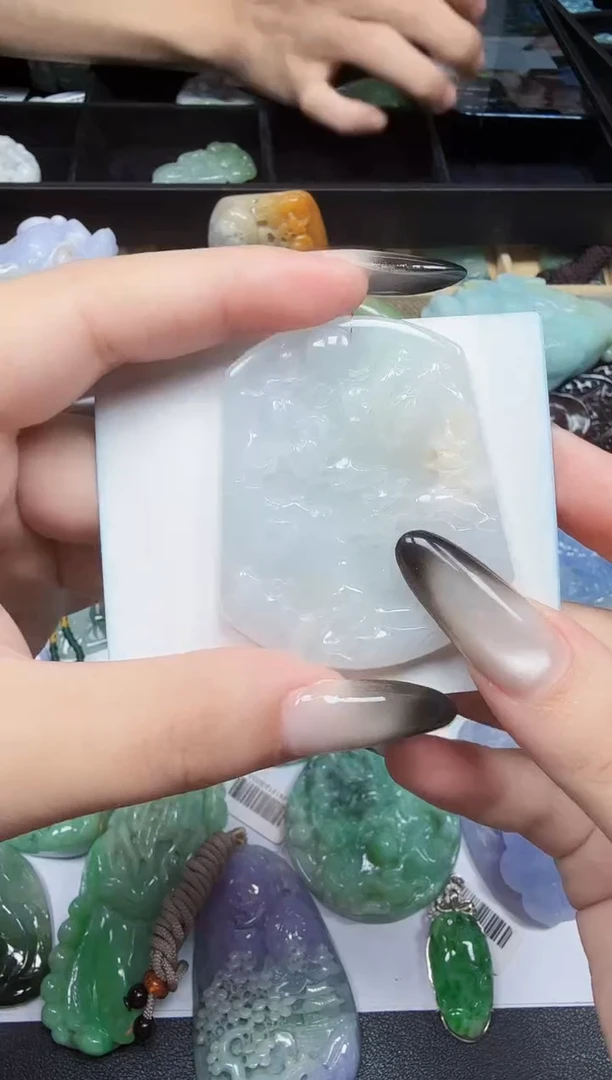 未镶嵌挂件翡翠天然a货翡翠123
