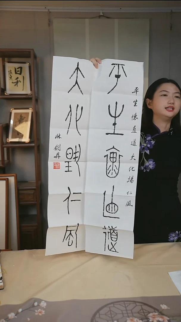 书法林老师 书房对