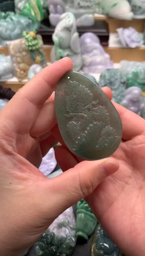 吊坠(不含链)未镶嵌翡翠1