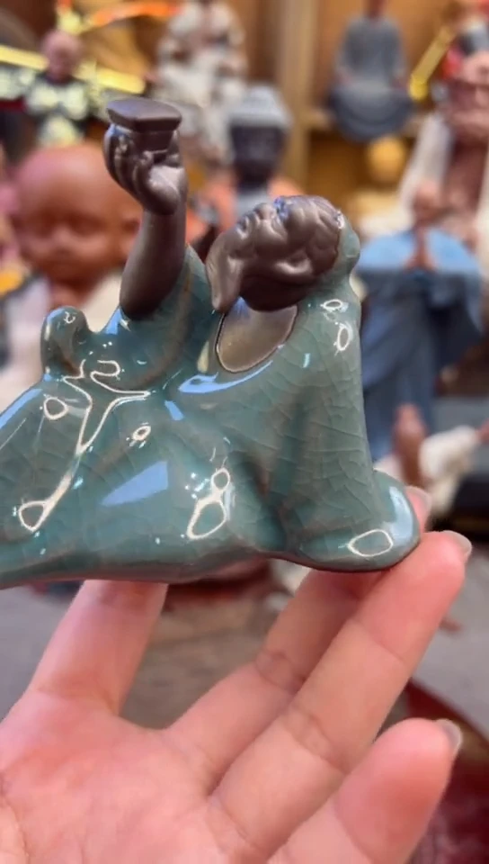 紫砂茶宠器闵茶宠摆件