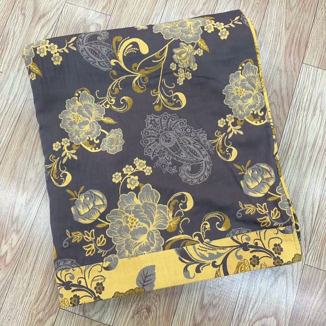 【金玉满堂】被套  黑金全棉双层纱被套双面 200*230cm