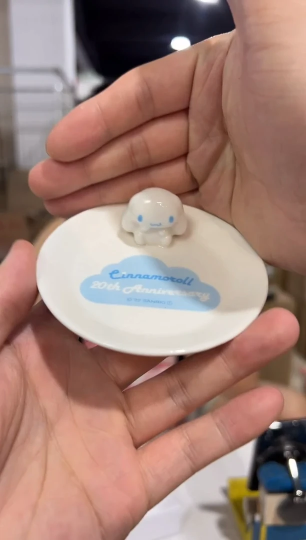 瓷片原盒玉桂狗蘸料碟