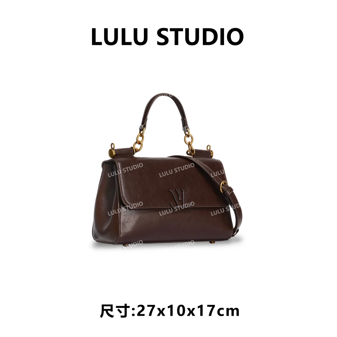 【LULU】GQ-1880-咖啡RAIN.CUN休闲时尚百搭腋下女包