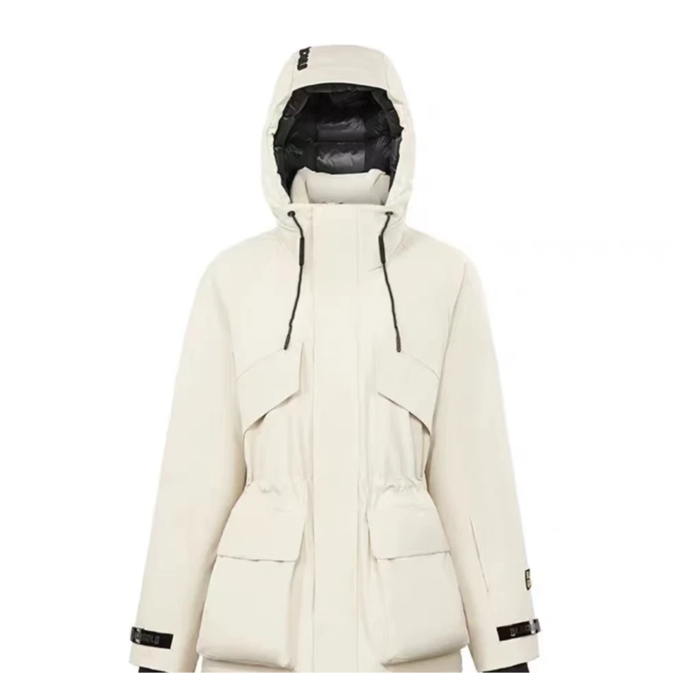 【明星同款】2025新款黑金鹅绒冲锋羽绒服女百搭休闲8602