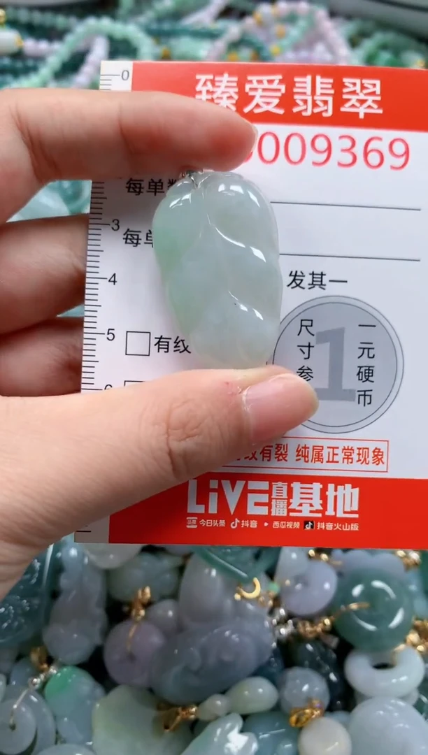 翡翠未镶嵌吊坠(不含链)9369