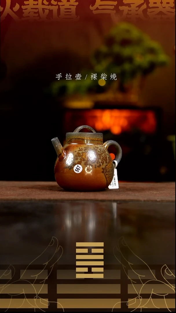 夸烧柴烧钱袋壶567