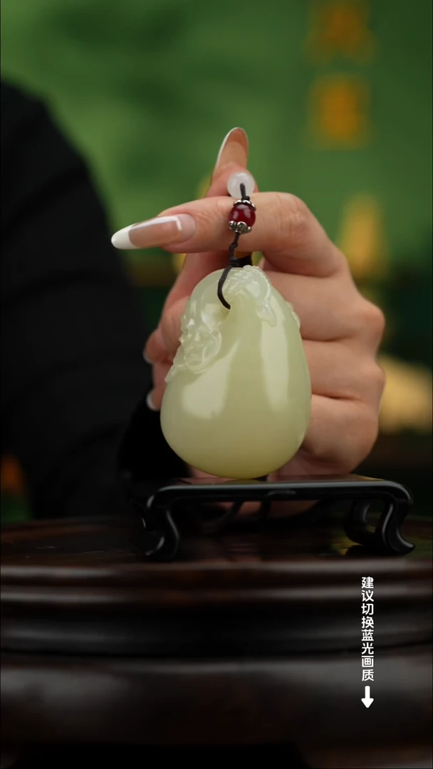 玉【招财福袋】天然玉石手把件