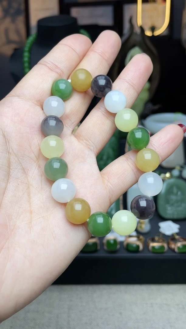 【闪购商品】和田玉手链未镶嵌手串s140