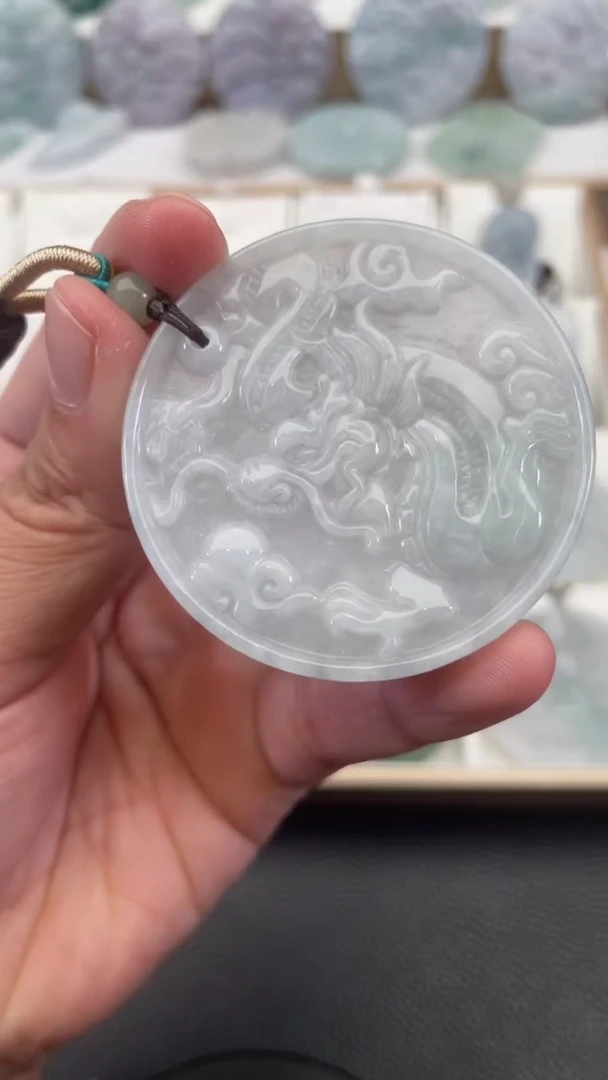 颈饰未镶嵌翡翠天然缅甸翡翠A货191