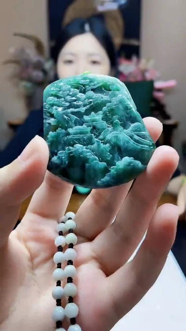 未镶嵌定制翡翠吊坠14
