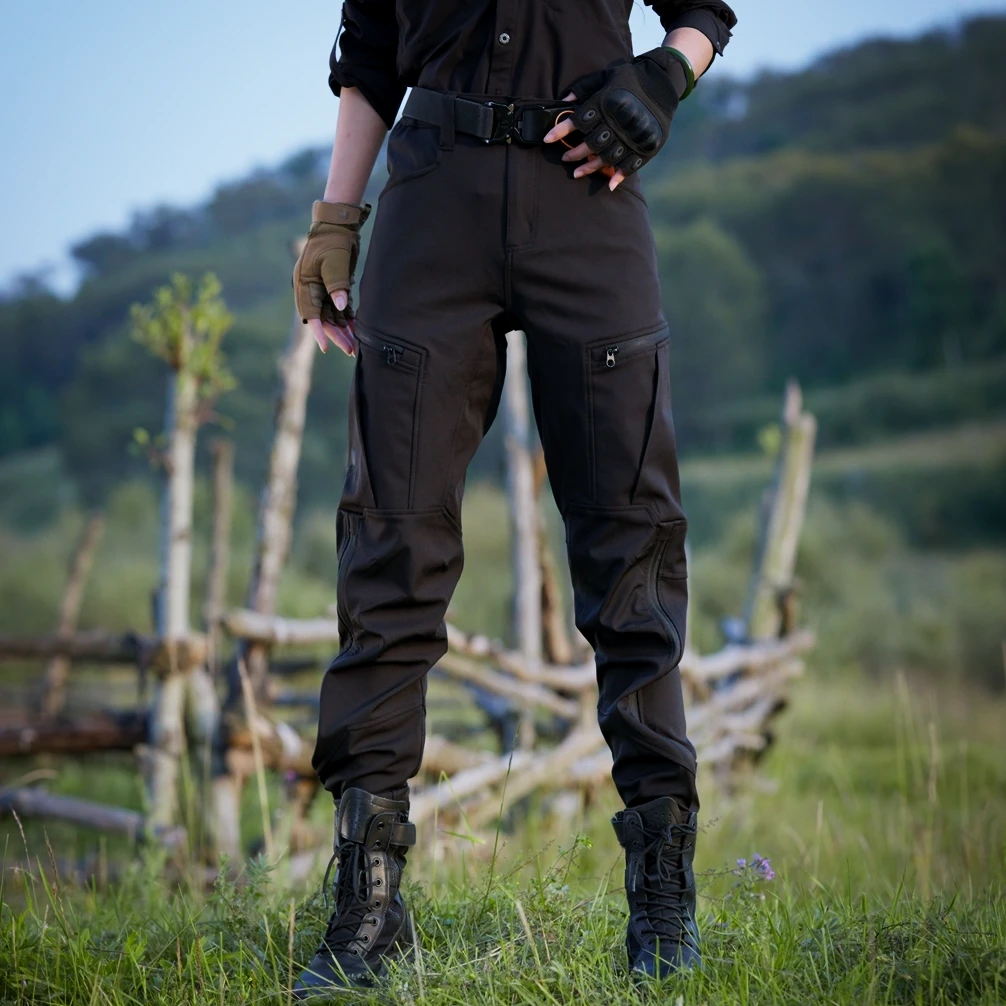 【木子户外】秋冬厚款加绒款情侣款休闲裤户外透气防风显瘦显腿长