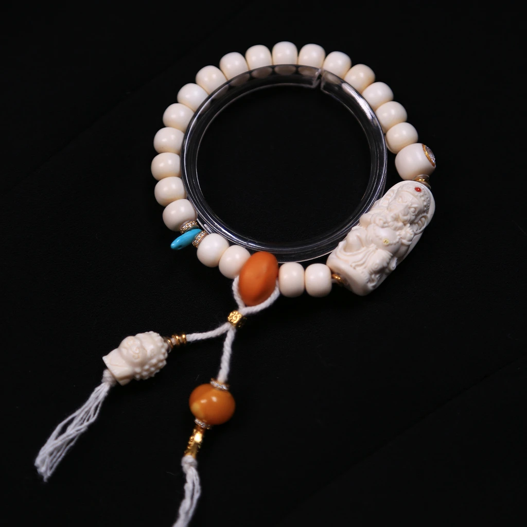猛犸象牙原矿象神等多宝手链手串