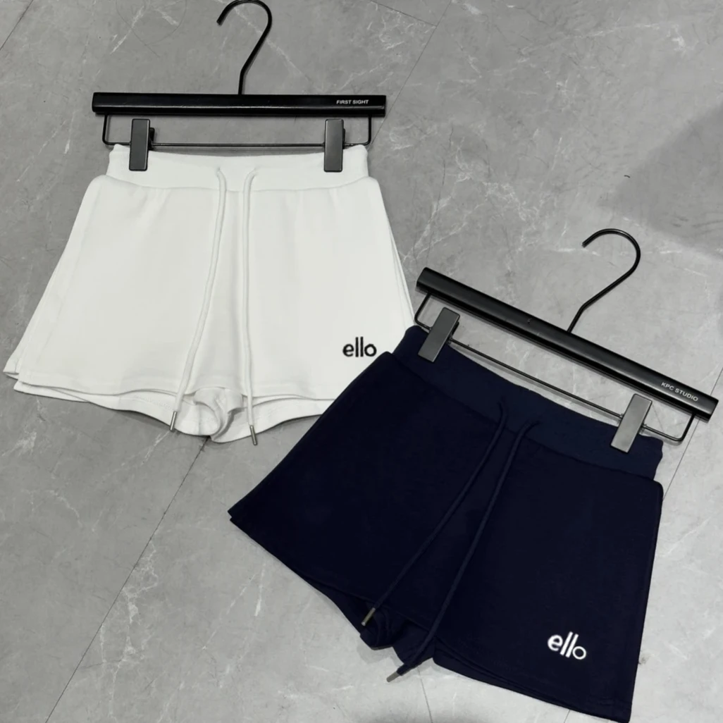 艾格新款休闲风简约字母刺绣松紧带设计半身裙女百搭修身显瘦裙裤