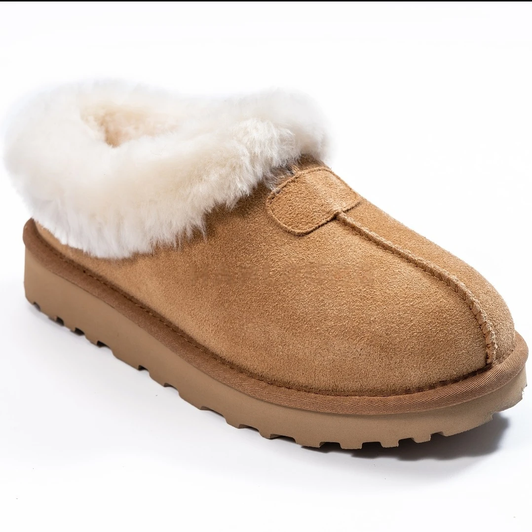 【薄厚底塔次特】2024年新款厚底雪地靴时尚简约百搭保暖冬季舒适