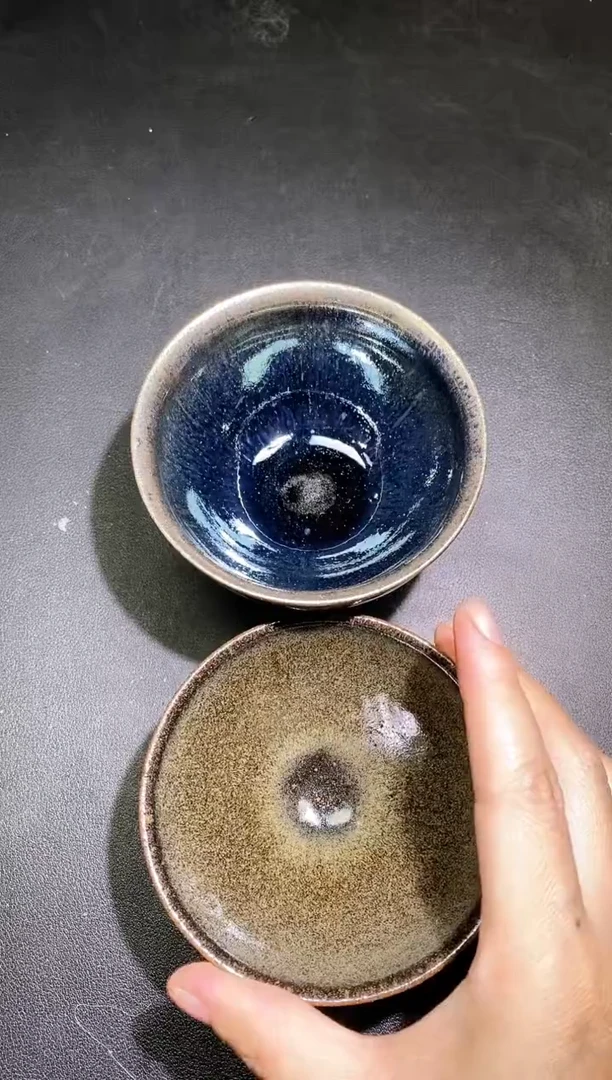 茶盏22两只微瑕