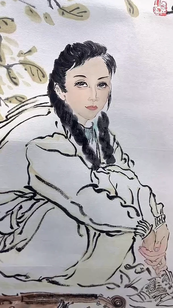 国画何老师精品国画一幅