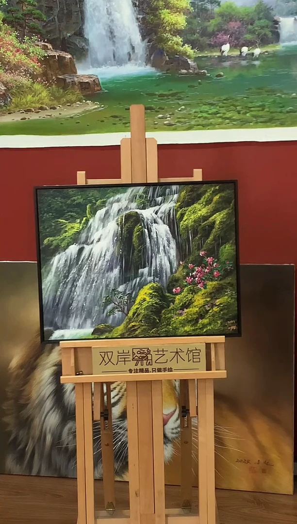 油画【57号】朝鲜原创手绘油画【Ⅰ级画家丨孤品佳作】