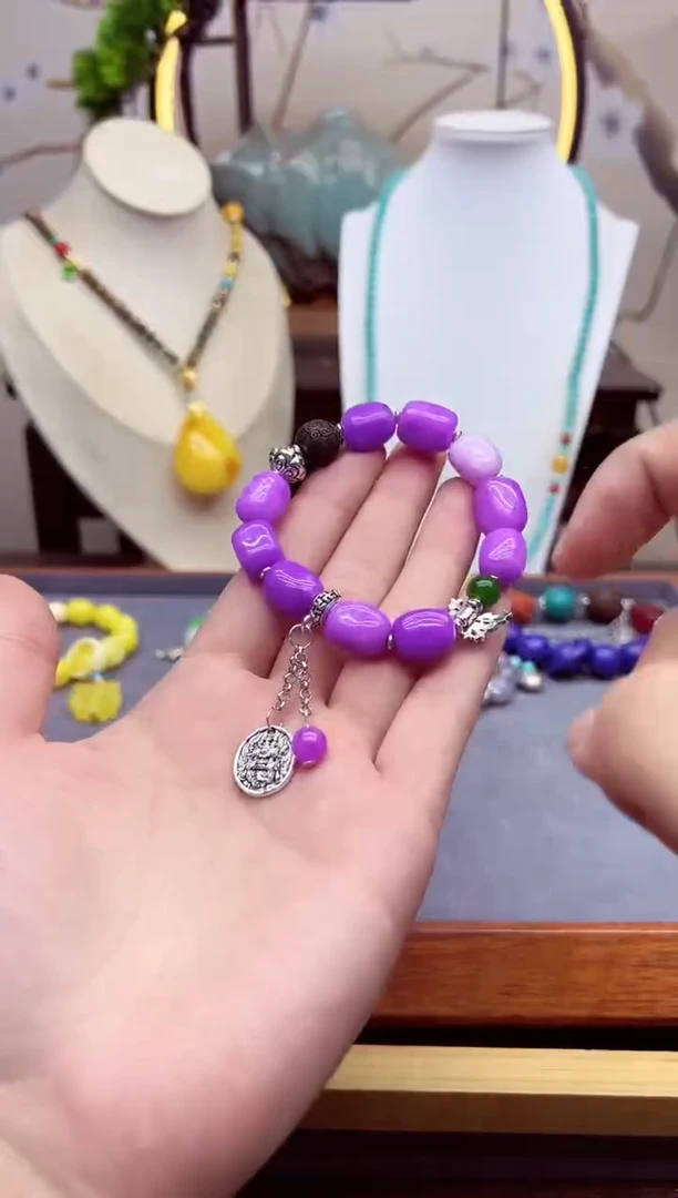 【闪购商品】翡翠手链银S925镶嵌s291``````