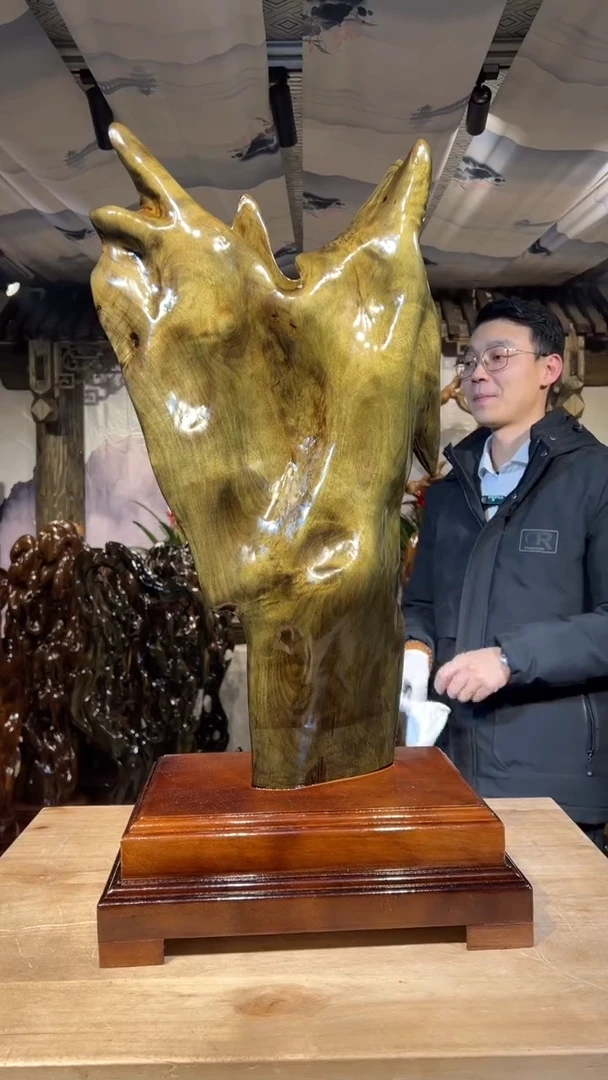 【闪购商品】金丝楠金丝楠小叶桢楠摆件68-34-24