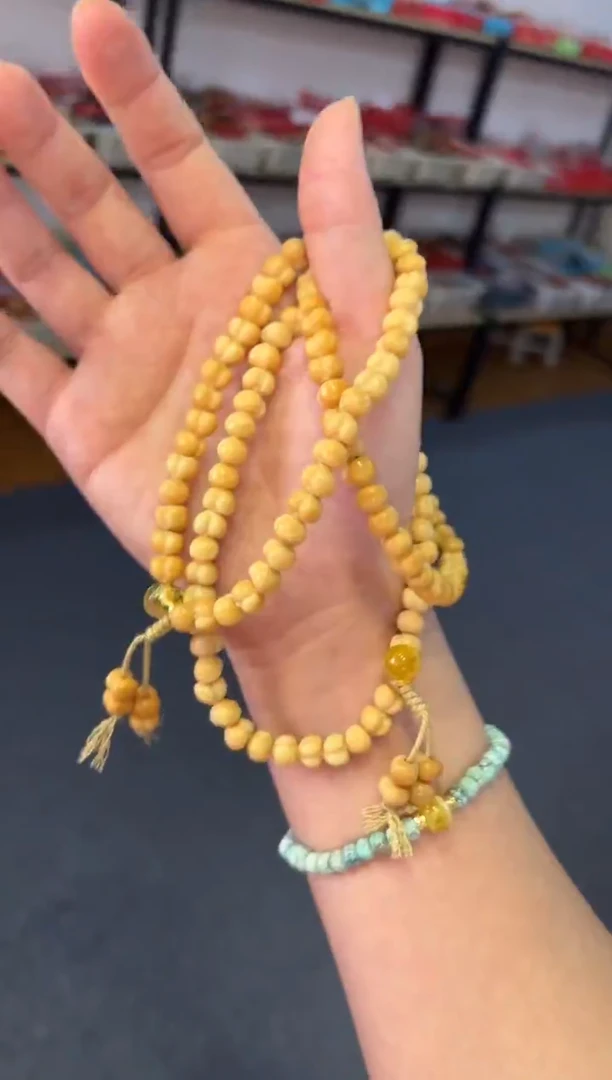 手链蜜蜡未镶嵌  8mm龙脊屁桃【蜜蜡】手持