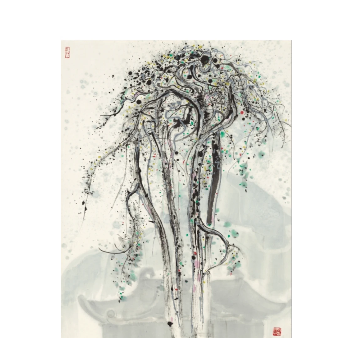 Z-复刻版画吴冠中-5平尺-晨钟