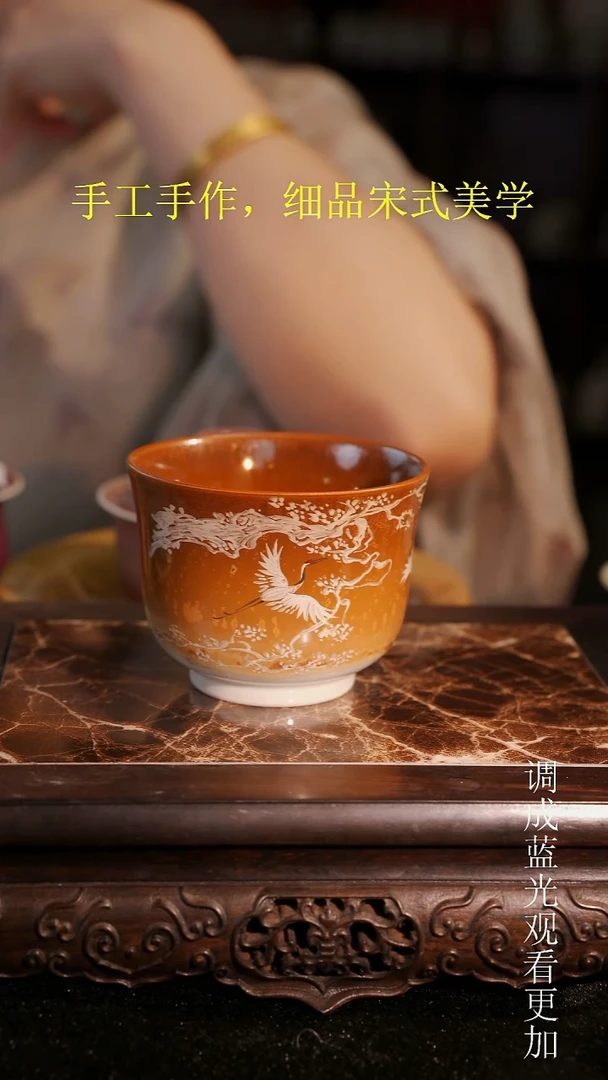杯子等烟雨陶瓷手作主人杯