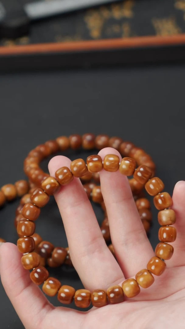 紫金鼠手串实心库克老型9