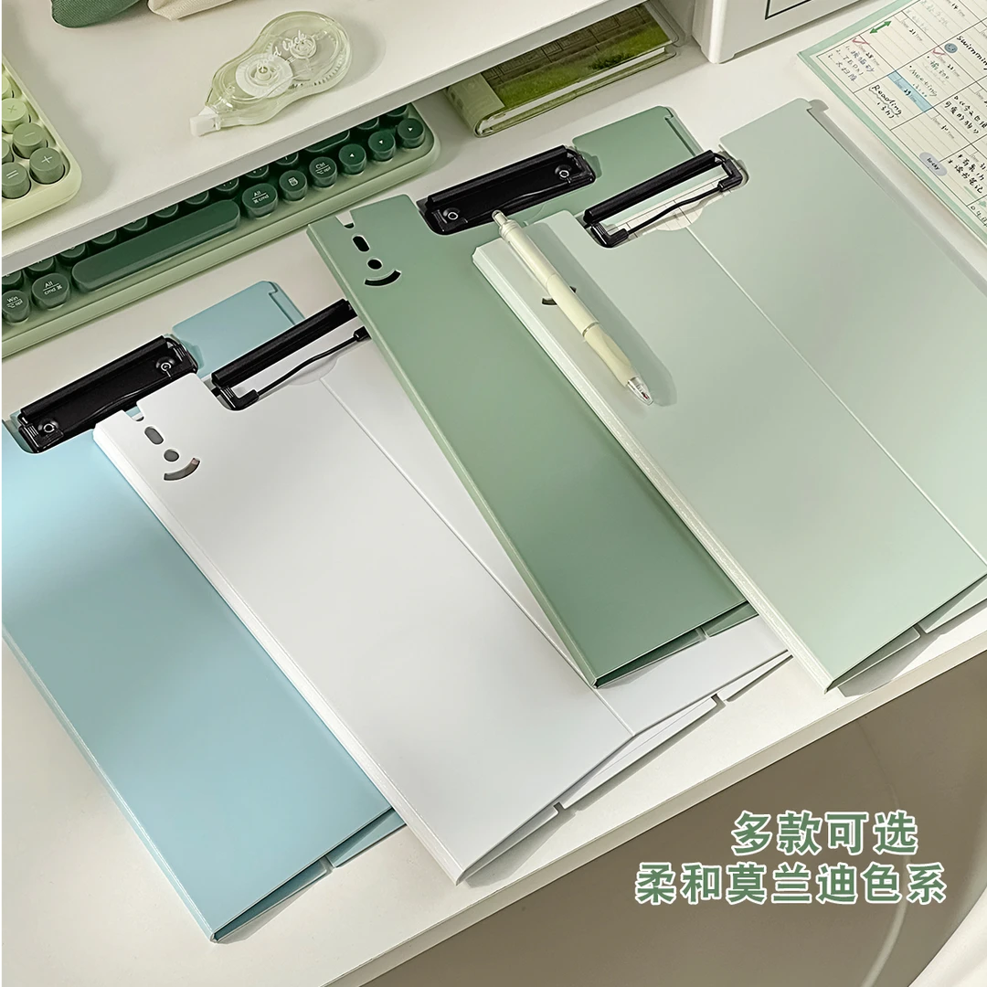 收纳实用的可立式板夹档案夹加厚夹板写字板简约高颜值收纳资料夹