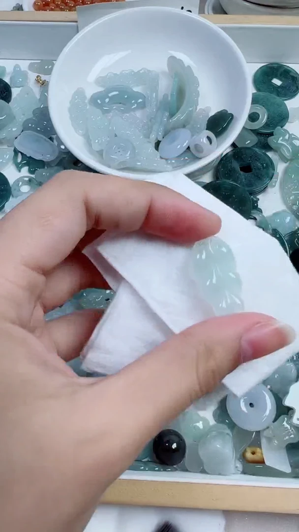 散珠翡翠391号链接，A货翡翠