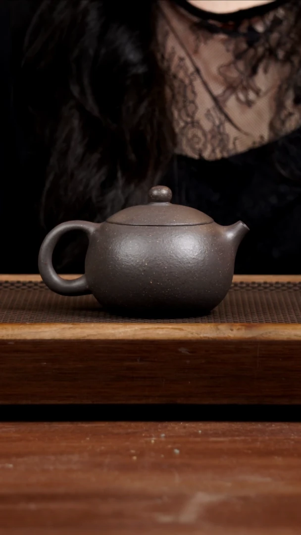 茶壶紫砂8目粗砂天青西施280CC