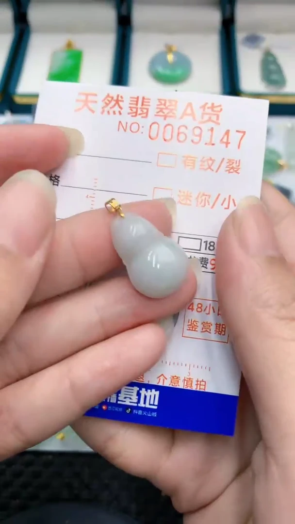 【闪购商品】翡翠颈饰18K金镶嵌            8