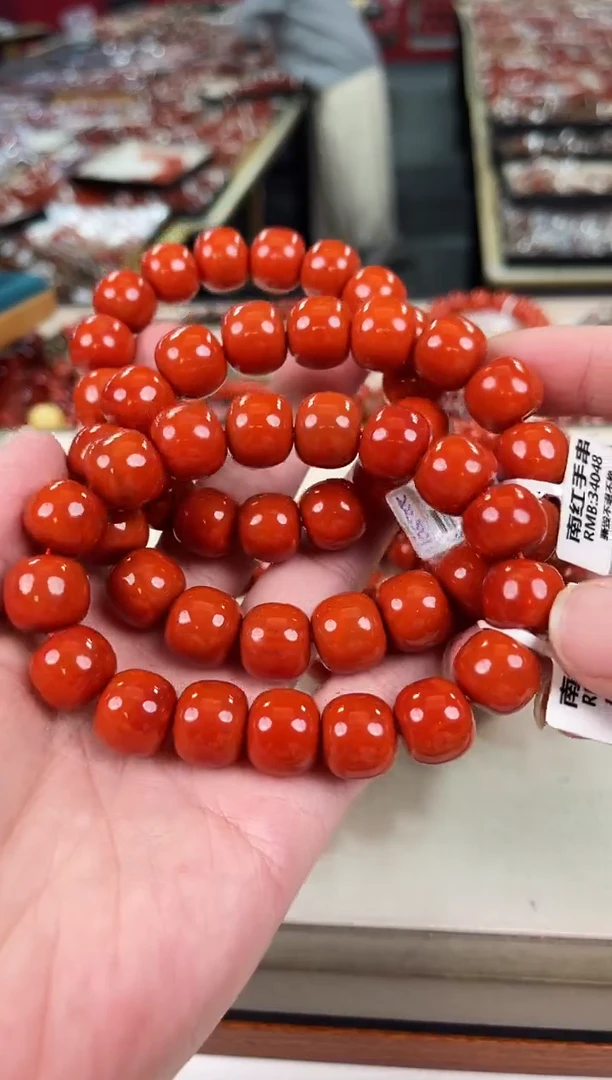 未镶嵌瓦西老型手串14+南红玛瑙（多样式发其一）