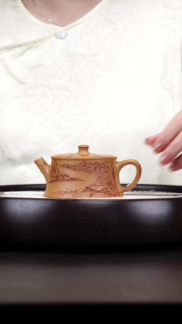茶壶紫砂悦茗壶紫砂壶             33（黄金段）