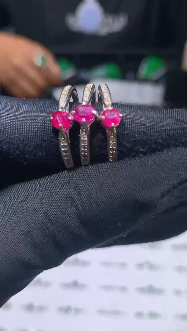 【闪购商品】定制红宝石戒指未镶嵌45多样性发货（发其一）